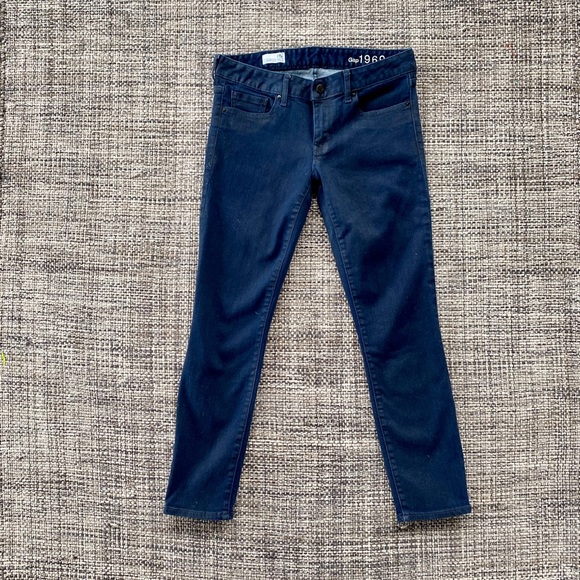 GAP Denim - Gap Always Skinny Coated Navy Jeans